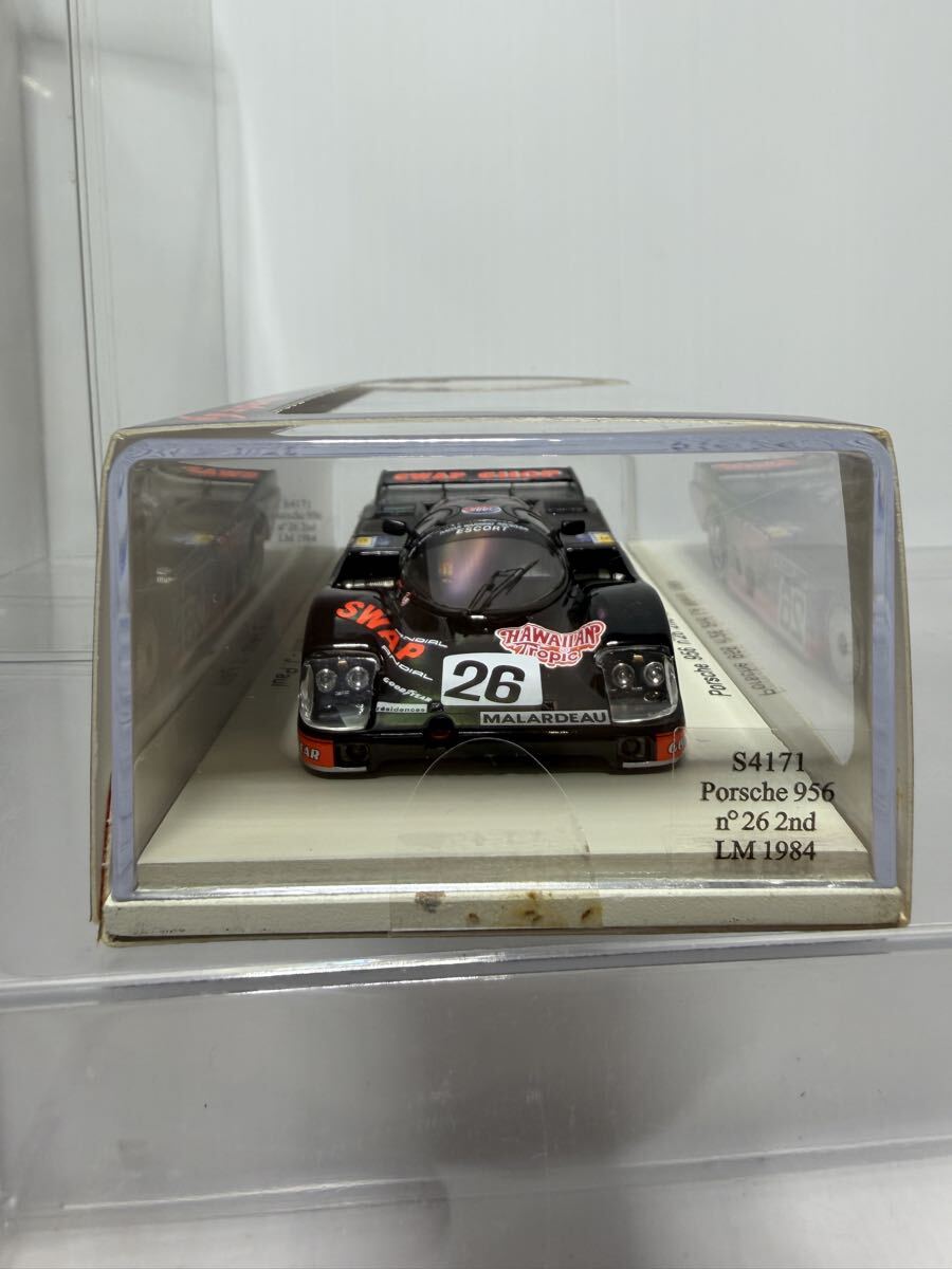 S4171 spark 1/43 Porsche 956 n°26 2nd LM 1984 スパーク ポルシェ No.26 #26 Le Mans ルマン ミニカー_画像2
