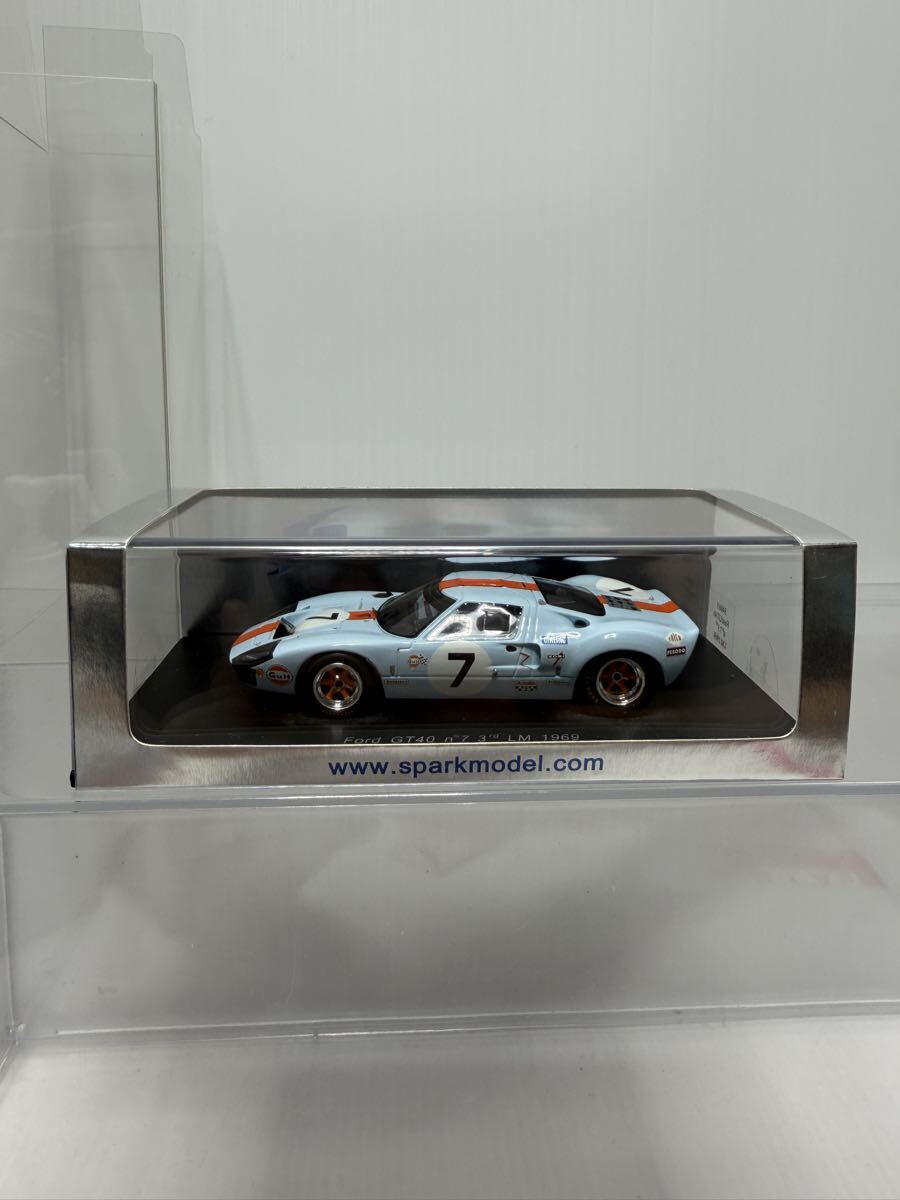 S4065 spark /143 Ford GT40 n°7 3rd LM1969 スパーク フォード No.7 #7 Le Mans ルマン _画像1
