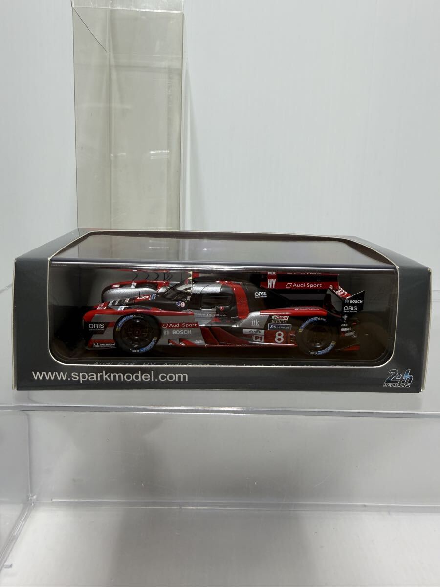 S5105 spark 1/43 Audi R18 Audi Sport Team Joest 3rd LM 2016 スパーク アウディ Le Mans ルマン No.8 #8 ミニカー_画像1