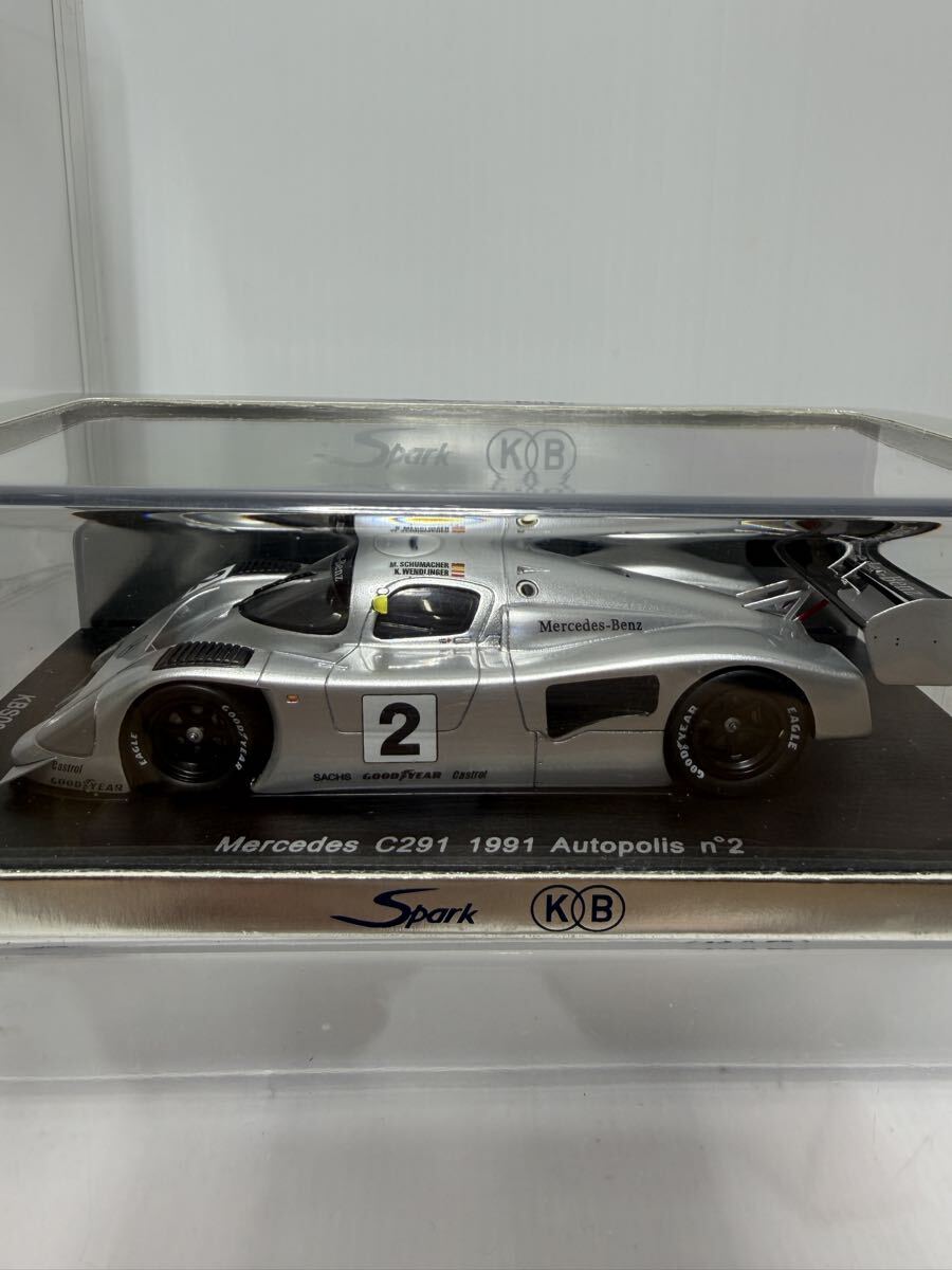KBS068 spark 1/43 Mercedes C291 1991 Autopolis n°2 スパーク メルセデスベンツ No.2 #2 国際貿易 別注 オートポリス_画像6