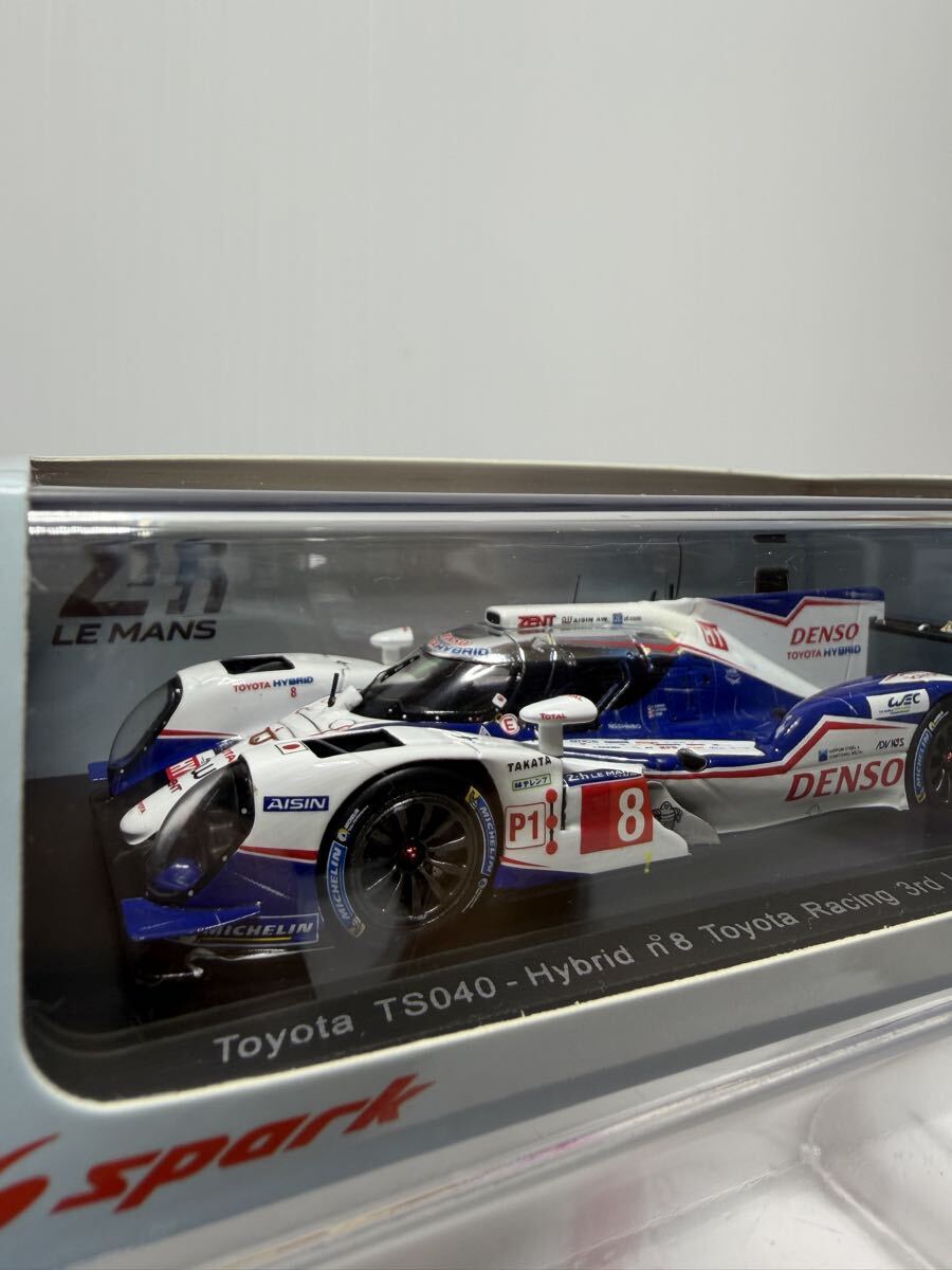 S4203 spark Toyota TS 040 Hybrid n.8 3rd LM 2014 Toyota Racing スパーク トヨタ Le Mans No.8 #8 ルマン _画像8