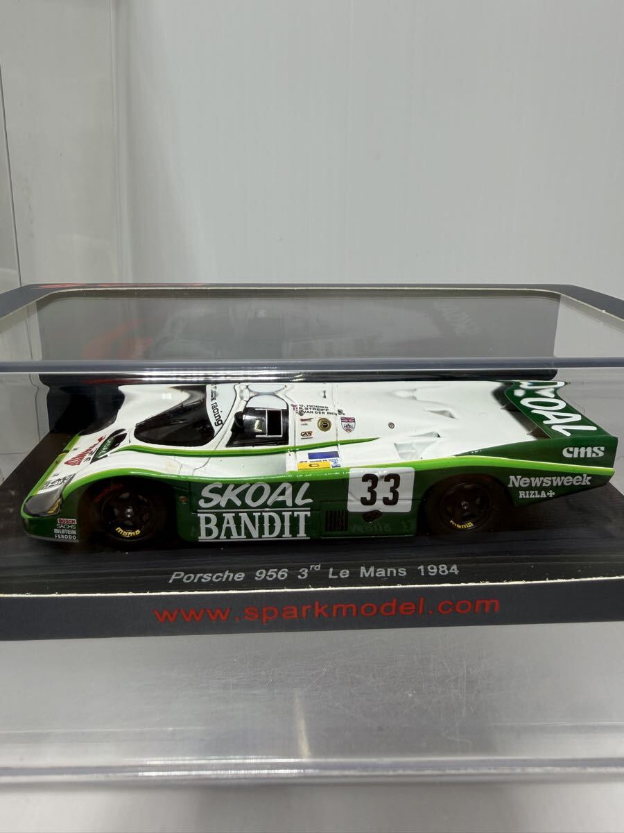 S4172 spark 1/43 Porsche 956 3rd LM 1984 スパーク ポルシェ Le Mans No.33 #33 _画像6