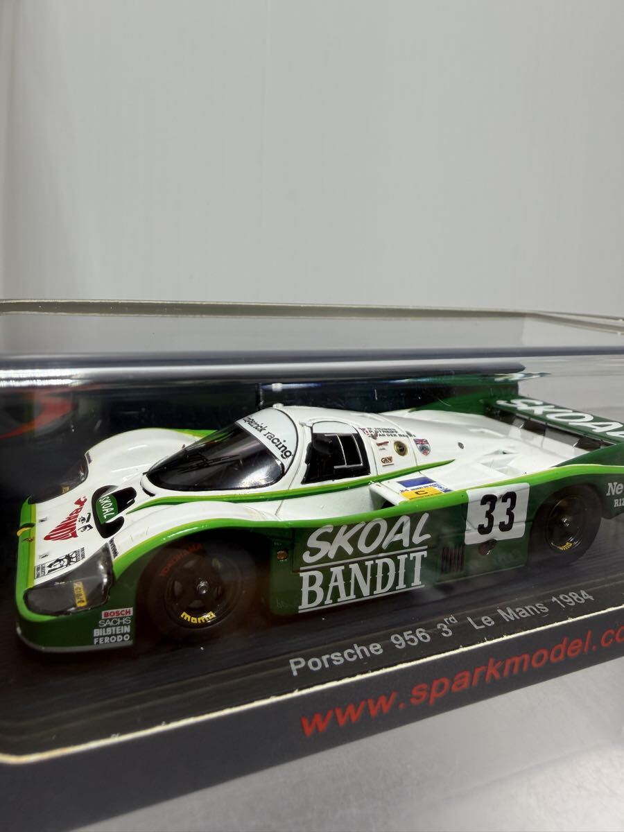 S4172 spark 1/43 Porsche 956 3rd LM 1984 スパーク ポルシェ Le Mans No.33 #33 _画像7
