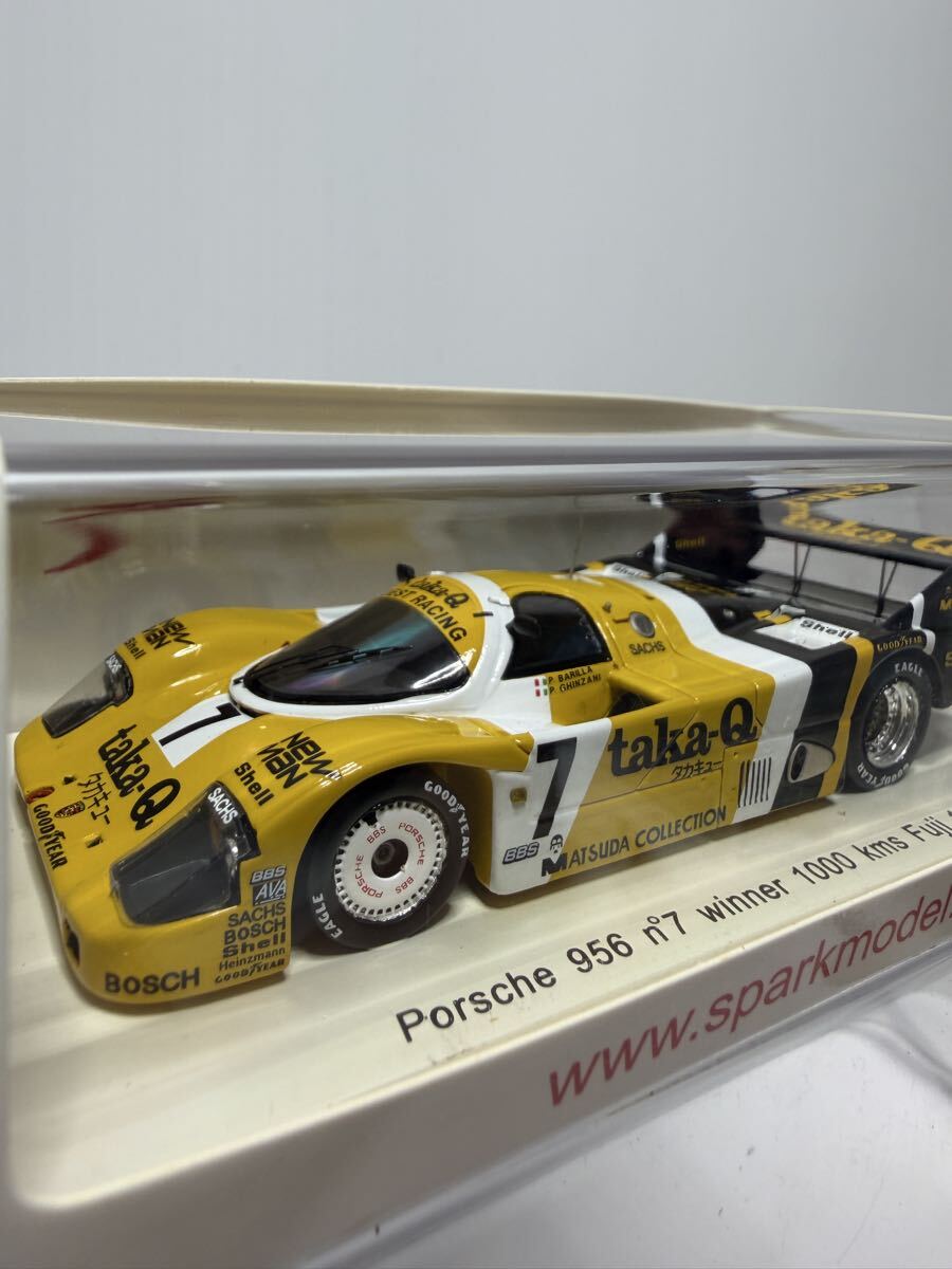 SJ019 spark 1/43 Porsche 956 n°7 Winner 1000kms Fuji 1986 Spark Porsche No.7 #7