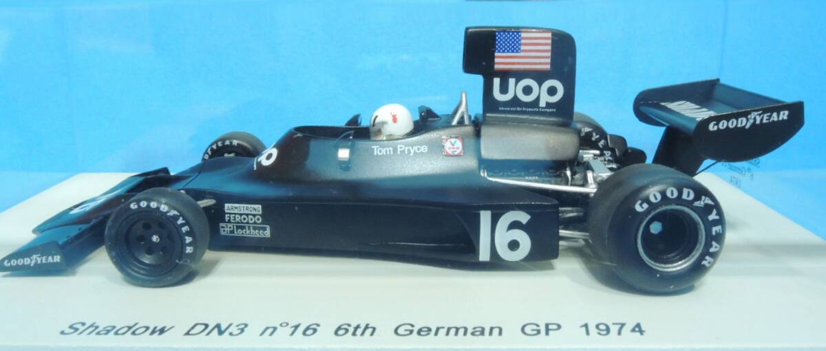 spark 1/43 Shadow DN3 6th German GP 1974(#16/Tom Pryce)_画像2