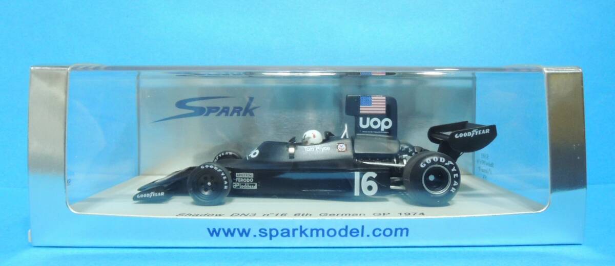 spark 1/43 Shadow DN3 6th German GP 1974(#16/Tom Pryce)_画像1