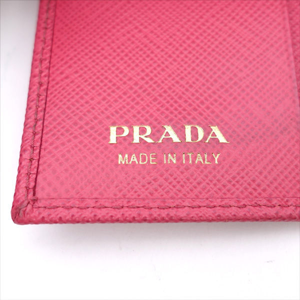 # Prada 6 полосный чехол для ключей кожа розовый гарантия 1PG222 (0990013685)