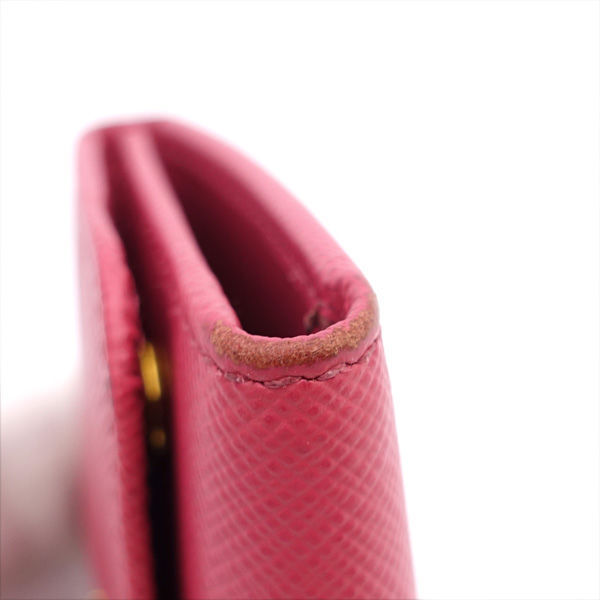 # Prada 6 полосный чехол для ключей кожа розовый гарантия 1PG222 (0990013685)