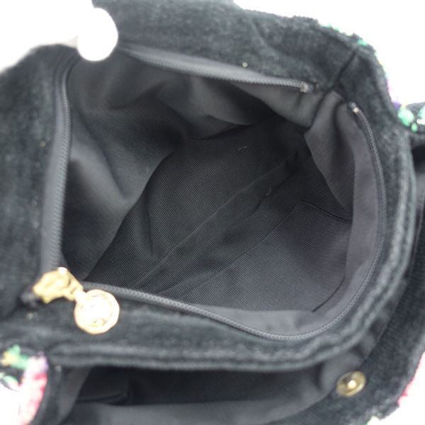 # Feiler shu Neal тканый цветочный принт ручная сумочка большая сумка черный (0990014376)