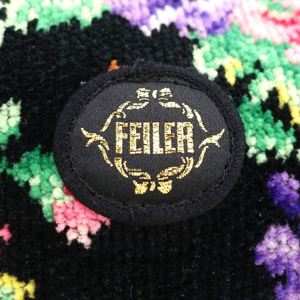 # Feiler shu Neal тканый цветочный принт ручная сумочка большая сумка черный (0990014376)