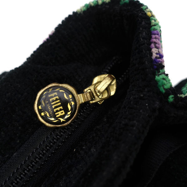 # Feiler shu Neal тканый цветочный принт ручная сумочка большая сумка черный (0990014376)