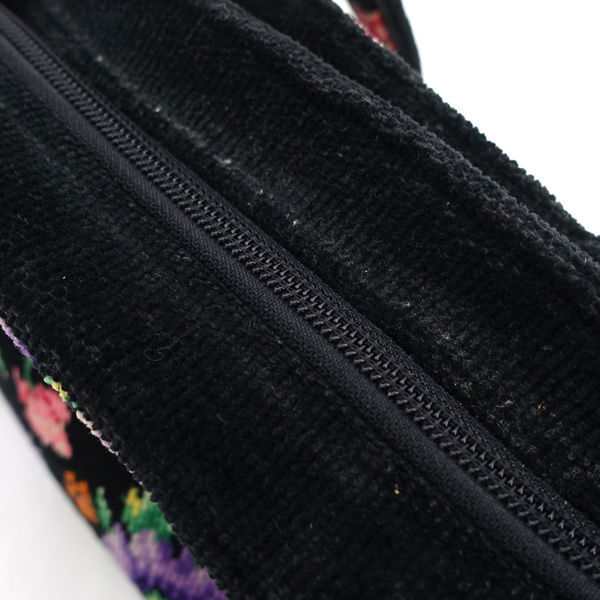 # Feiler shu Neal тканый цветочный принт ручная сумочка большая сумка черный (0990014376)