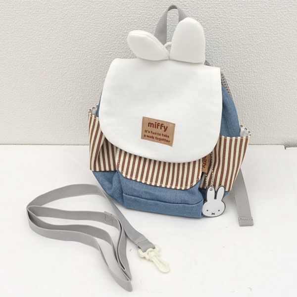 ★ miffy ミッフィー リュック 迷子ハーネス付き (0220533926)_画像1