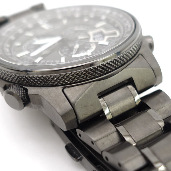 ★ シチズン プロマスター デュラテクト エコドライブ クロノ デイデイト 電波時計 チタン H610-T018688 (0220538250)_画像8