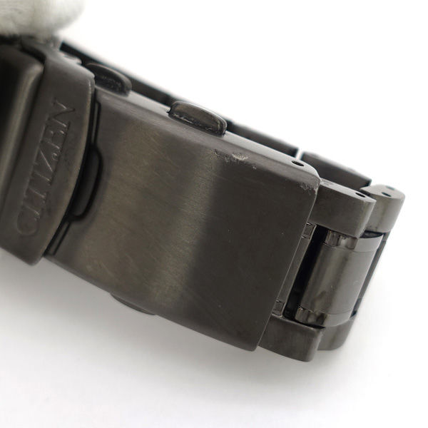 ★ シチズン プロマスター デュラテクト エコドライブ クロノ デイデイト 電波時計 チタン H610-T018688 (0220538250)_画像9