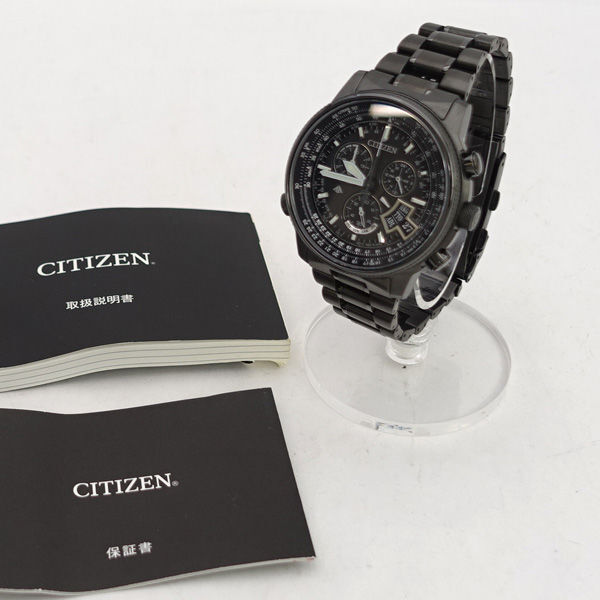 ★ シチズン プロマスター デュラテクト エコドライブ クロノ デイデイト 電波時計 チタン H610-T018688 (0220538250)_画像10