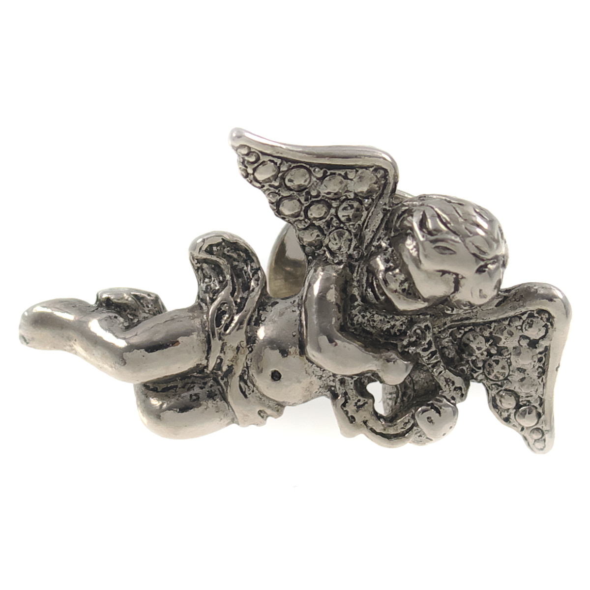 A10750◆【AVON】◆ エンジェルモチーフ 天使 エイボン ◆ ヴィンテージ タックピン ブローチ ◆_画像1