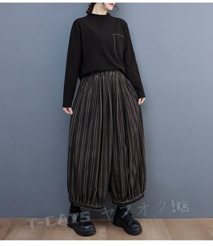 * новый товар осень женский натуральный casual свободно 9 минут брюки порез . изменение окантовка рисунок широкий брюки шаровары