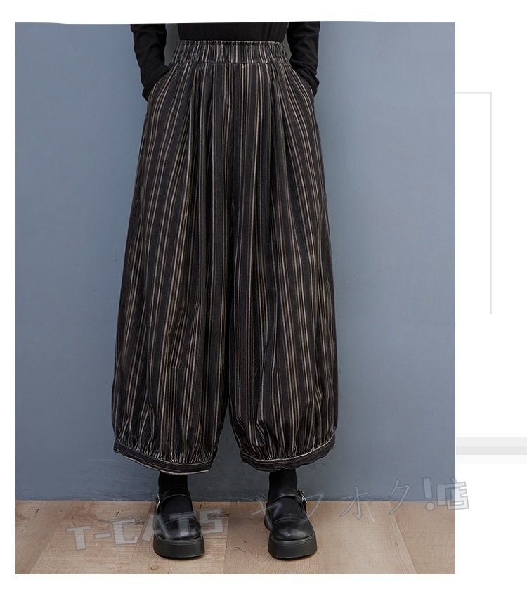 * новый товар осень женский натуральный casual свободно 9 минут брюки порез . изменение окантовка рисунок широкий брюки шаровары