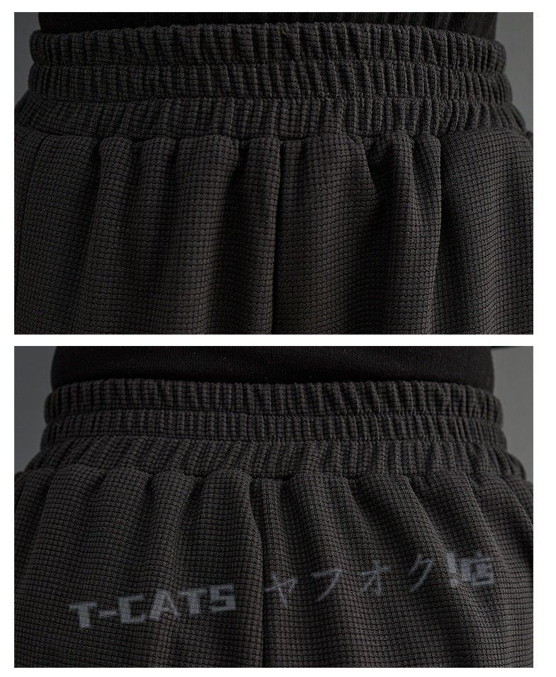 * новый товар весна casual свободно большой размер 304050 плата женский gya The - широкий брюки шаровары чёрный