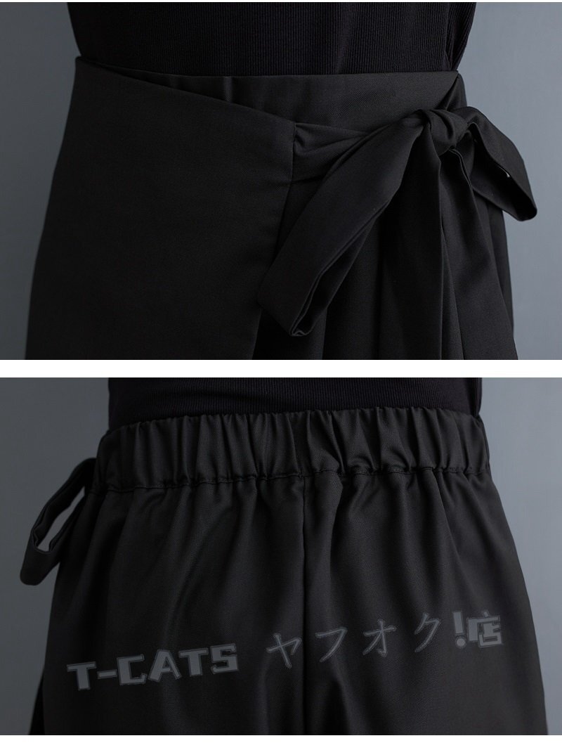 * новый товар осень женский натуральный casual свободно накладывающийся надеты способ талия резина широкий брюки шаровары