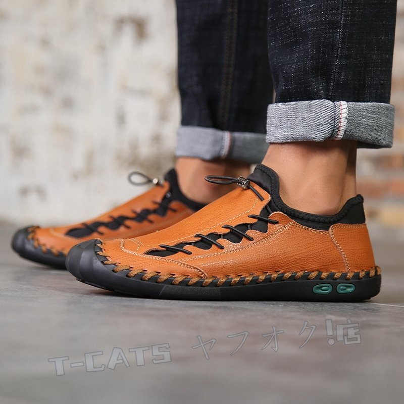 * новый товар популярный прогулочные туфли мужской Loafer натуральная кожа обувь легкий спортивные туфли высококлассный туфли без застежки джентльмен обувь "дышит" черный . выбор цвета возможно 