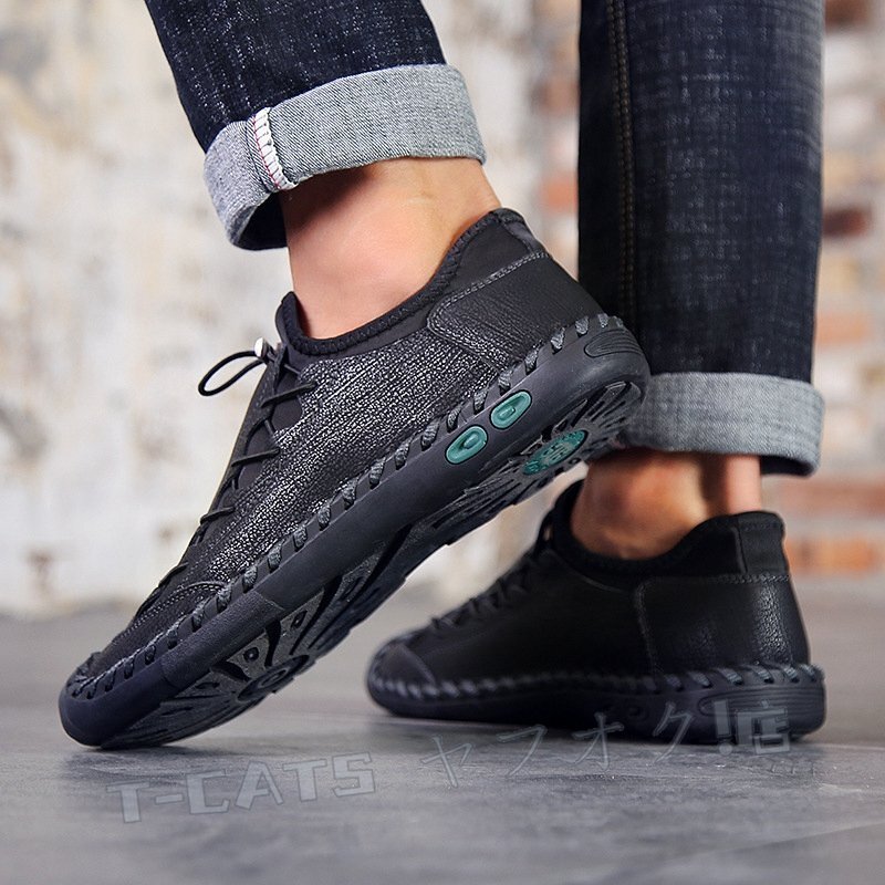 * новый товар популярный прогулочные туфли мужской Loafer натуральная кожа обувь легкий спортивные туфли высококлассный туфли без застежки джентльмен обувь "дышит" черный . выбор цвета возможно 