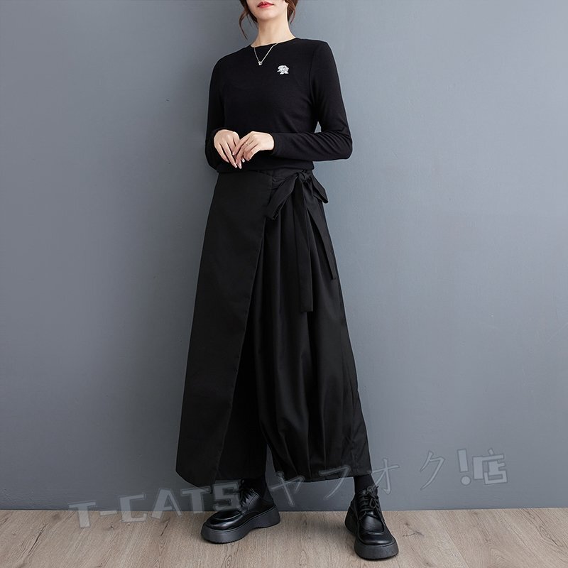 * новый товар осень женский натуральный casual свободно накладывающийся надеты способ талия резина широкий брюки шаровары