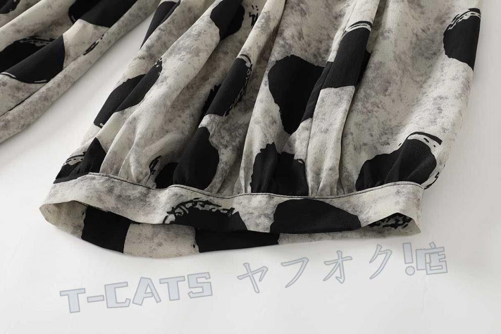 * новый товар стиль шаровары женский низ полька-дот рисунок гаучо свободно body type покрытие простой широкий брюки