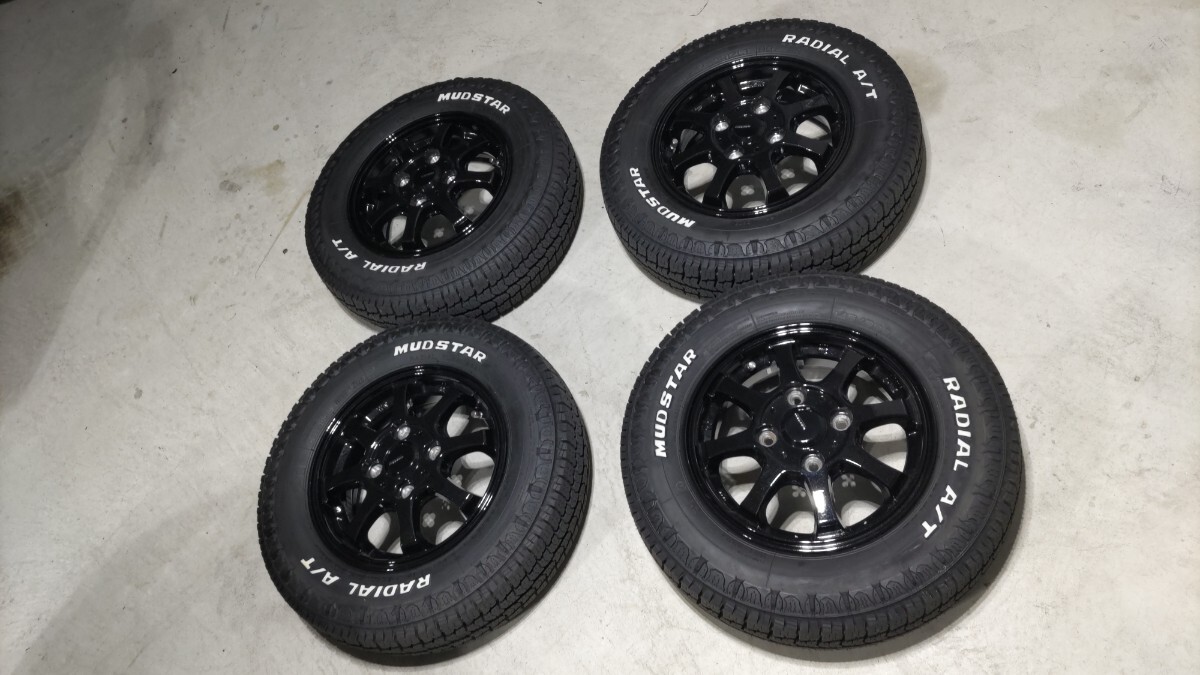 G-Speed.G-08/4B＋43pcd100-4H/MUDSTAR.RADIAL/AT/145/80r12/80/78Nホワイトレタータイヤ2025/美品_画像2