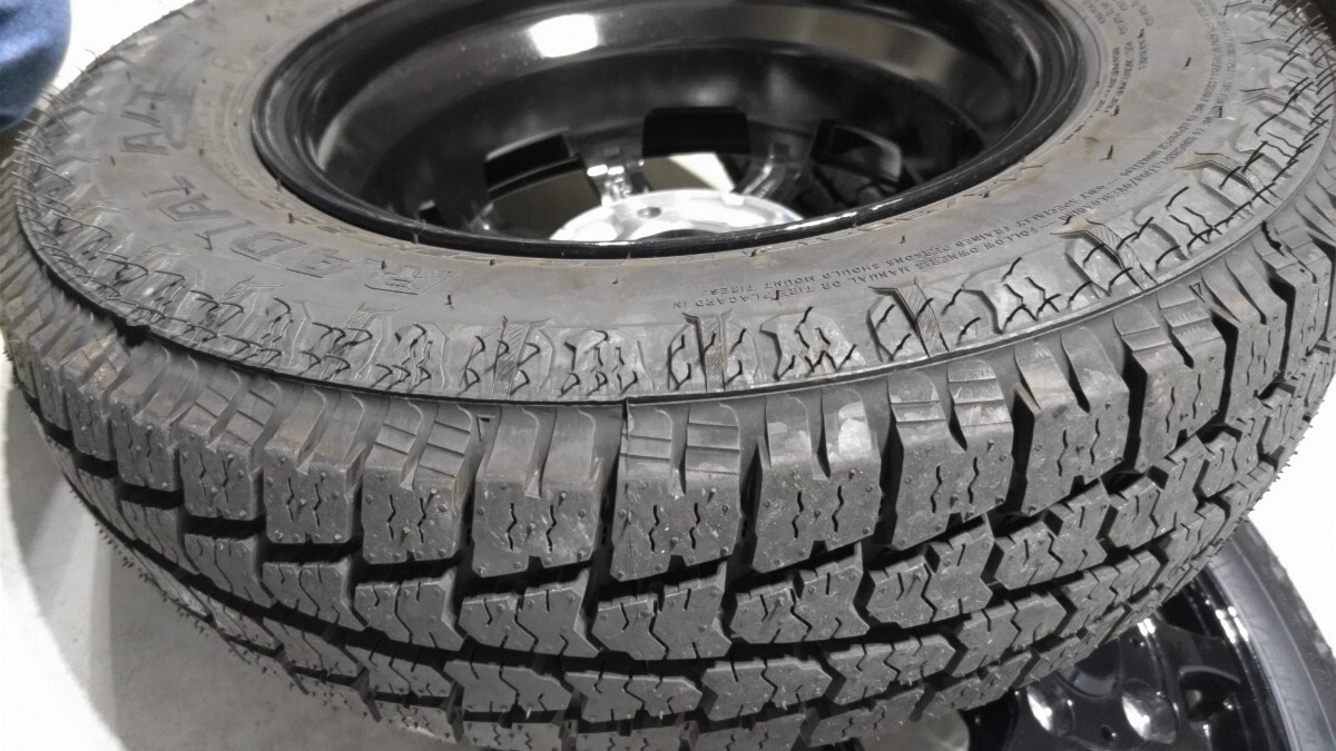 G-Speed.G-08/4B＋43pcd100-4H/MUDSTAR.RADIAL/AT/145/80r12/80/78Nホワイトレタータイヤ2025/美品_画像7