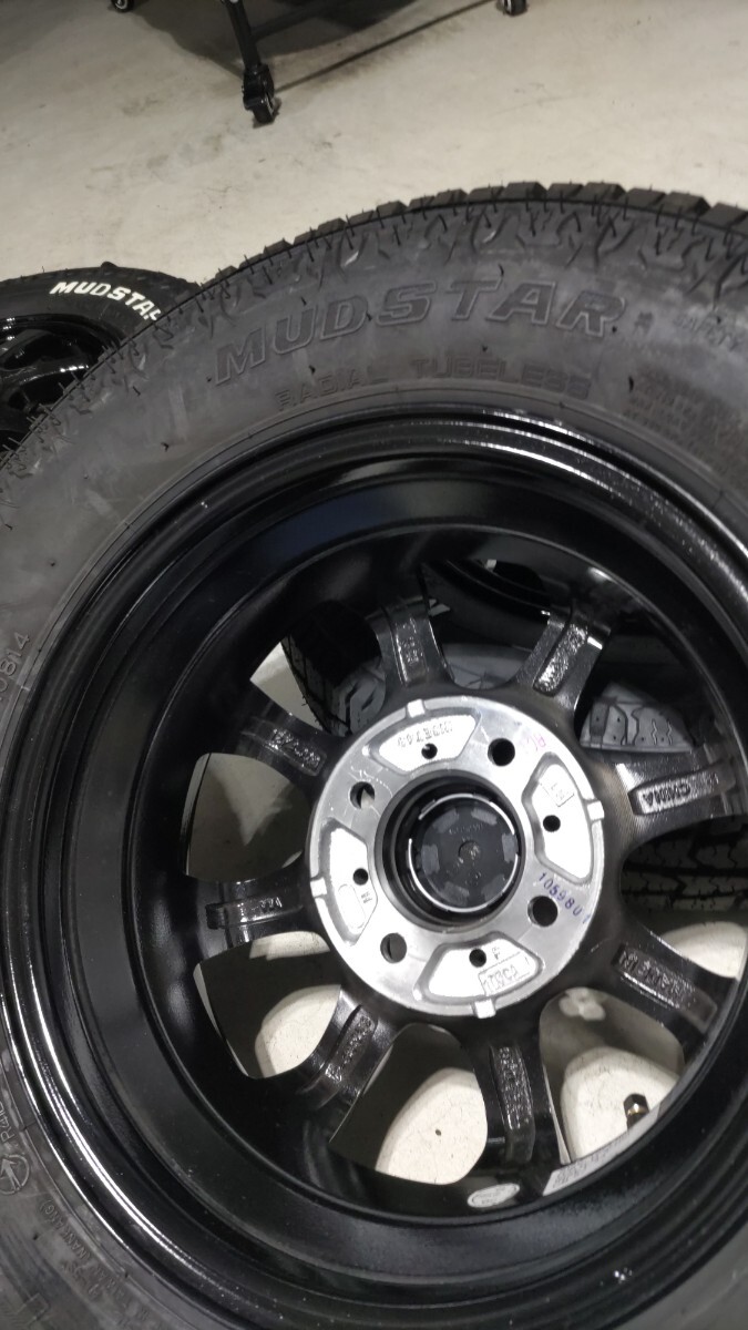 G-Speed.G-08/4B＋43pcd100-4H/MUDSTAR.RADIAL/AT/145/80r12/80/78Nホワイトレタータイヤ2025/美品_画像5