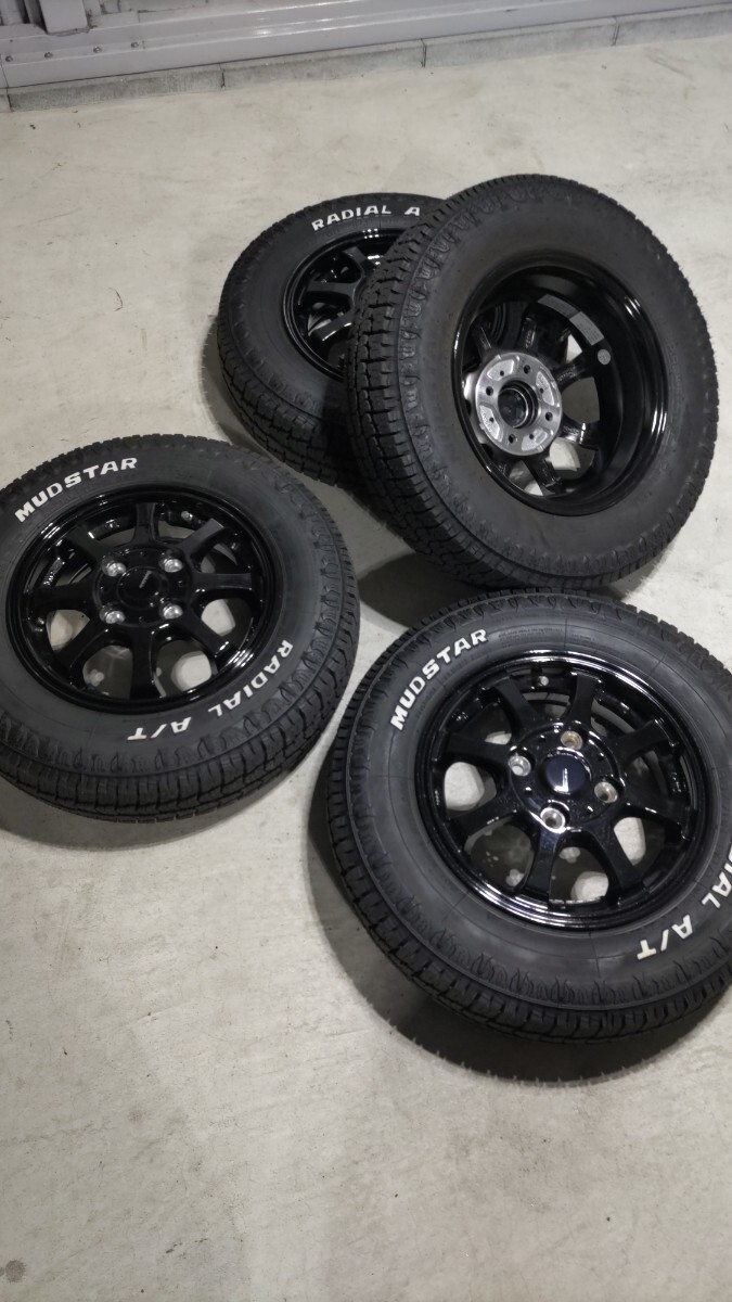 G-Speed.G-08/4B＋43pcd100-4H/MUDSTAR.RADIAL/AT/145/80r12/80/78Nホワイトレタータイヤ2025/美品_画像10