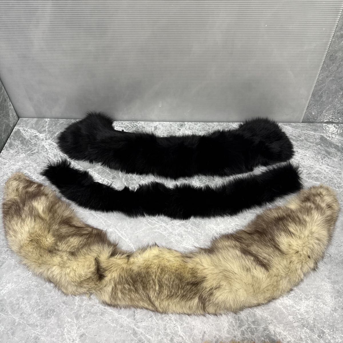 毛皮 襟巻き ファー ショール リアルファー ティペット 11本 ※詳細不明につきジャンク扱い_画像5
