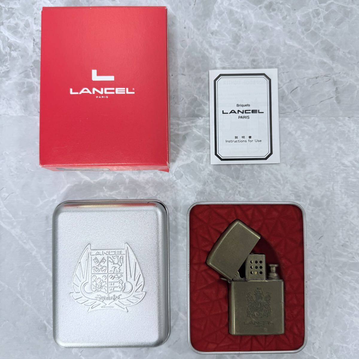 LANCEL PARIS ランセル ガスライター ライター コレクション 喫煙具 喫煙グッズ _画像1