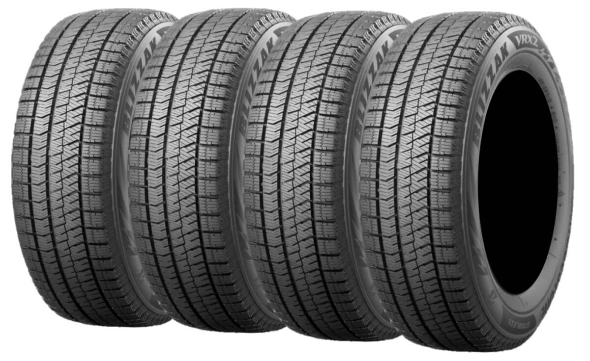 ◆2024年制 4本セット送料込24,000円～ ブリヂストン 155/65R14 75Q BLIZZAK VRX2 スタッドレスタイヤ ブリザック BRIDGESTONE .