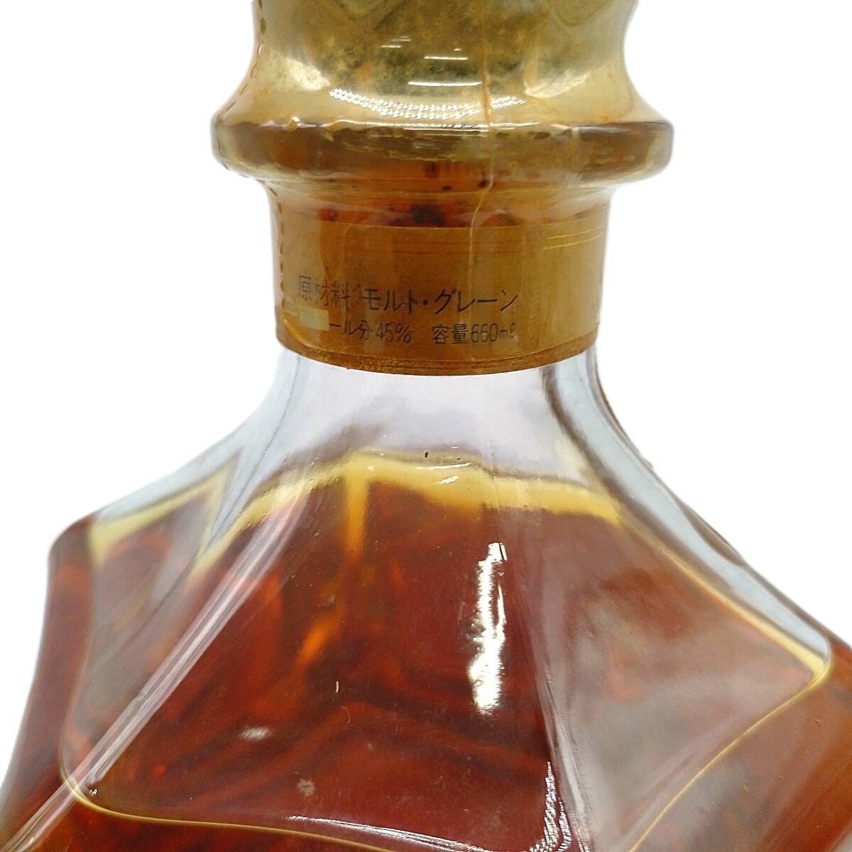 未開封　ウイスキー3本セット　竹鶴ピュアモルト 700ml 43％、ザ・ブレンド ラベル剥がれ 660ml 45％、ニッカ グランドエイジ 660ml 45％_画像10