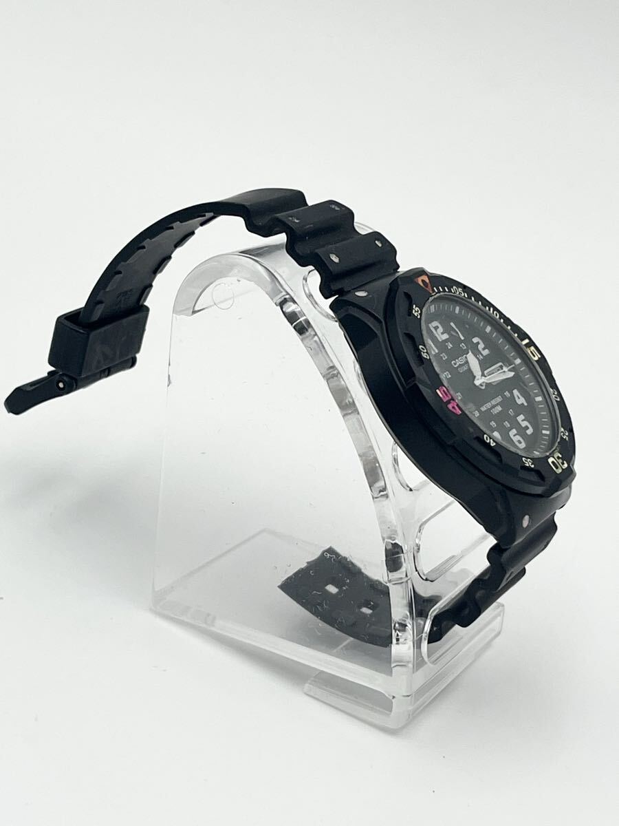 CASIO カシオ [ MRW-200H ] クォーツ ブラック 動作確認済み 〇ジャンク品扱い_画像2