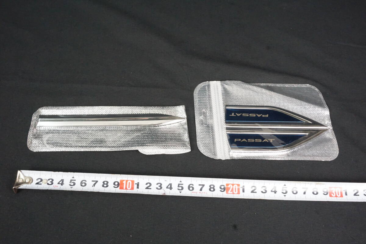 VW パサート 社外 サイドエンブレム ? 未使用 4ピース PASSAT_画像1