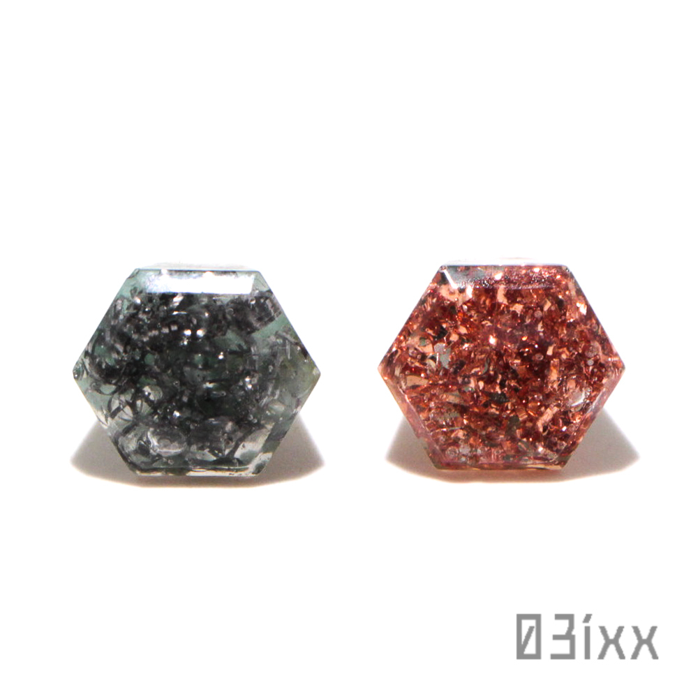 【送料無料・即決】盛塩オルゴナイト 六角錐ミニ 2点セット エメラルド 翠玉 安定の石 天然石 インテリア お守り 盛り塩 【5月誕生石】_画像6