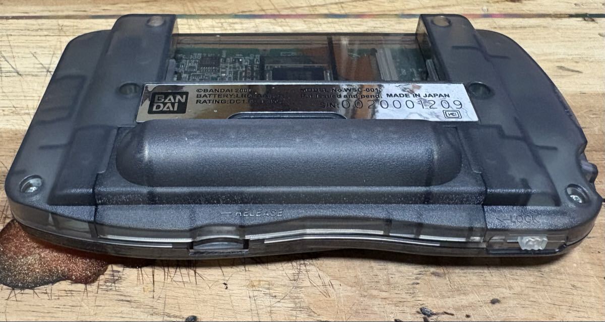 ワンダースワンカラーips液晶カスタム スピーカー交換 チョコボの不思議なダンジョン付き_画像3