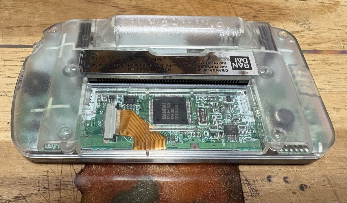 ワンダースワンカラー ips液晶カスタム スピーカー交換 グンペイ付き_画像4
