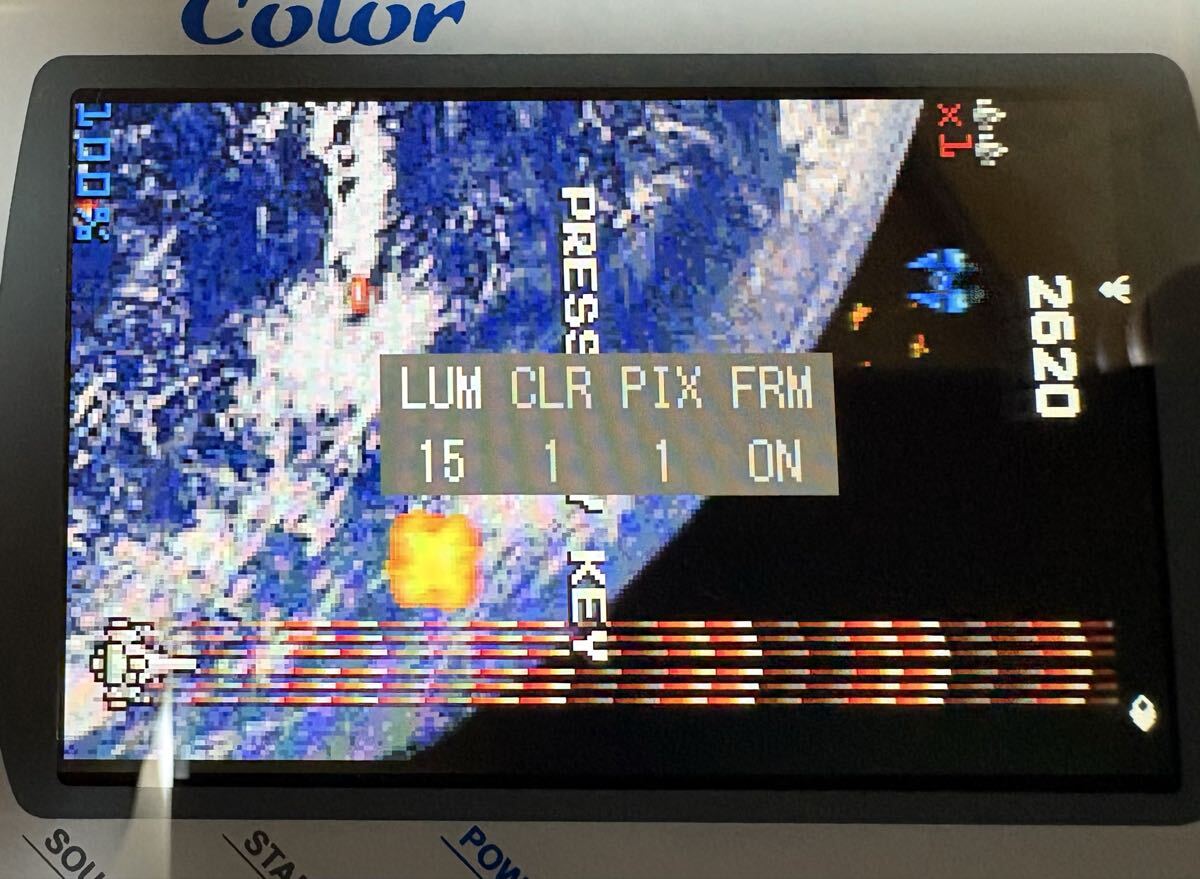 ワンダースワンカラーips液晶カスタム スピーカー交換 チョコボの不思議なダンジョン付き_画像9