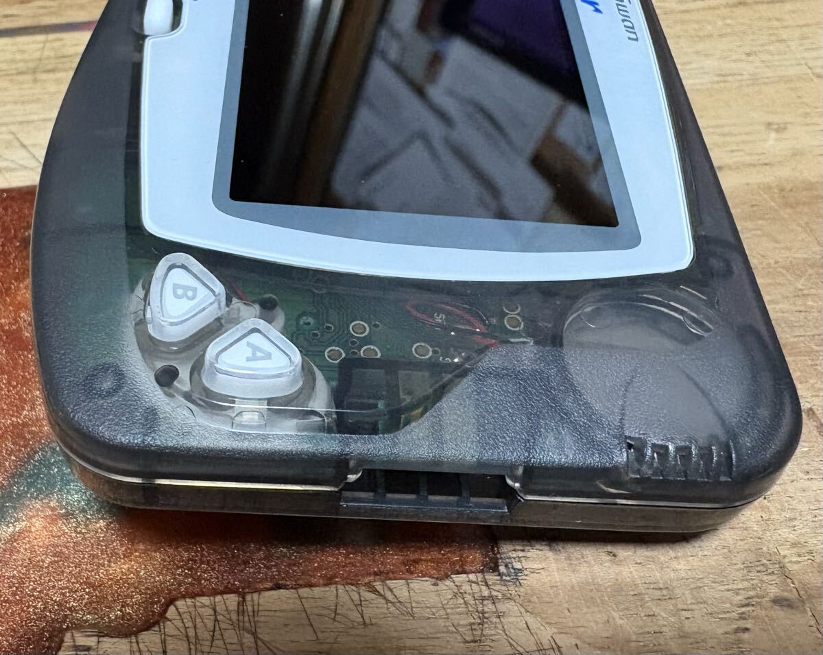 ワンダースワンカラーips液晶カスタム スピーカー交換 チョコボの不思議なダンジョン付き_画像6