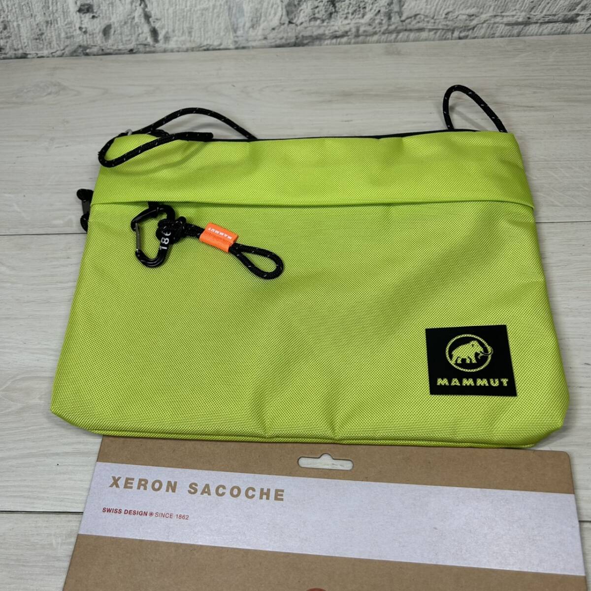 【YH-3838】 保管品 タバコ臭強め有 MAMMUT マムート Xeron Sacoche エクセロン サコッシュ バッグ ショルダー_画像1
