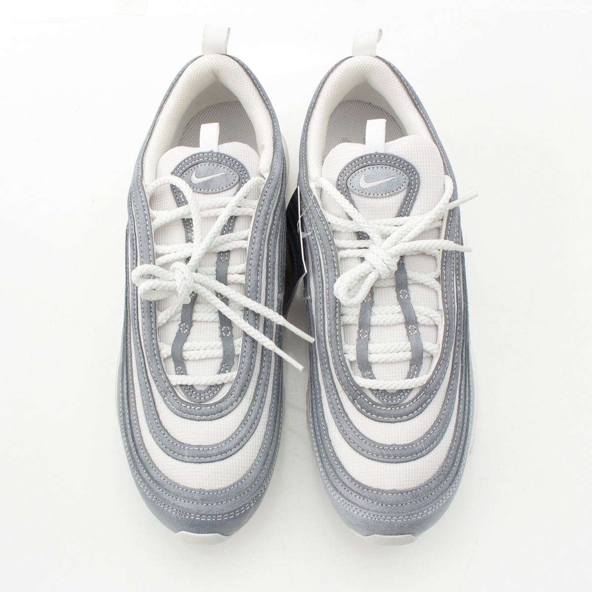 コムデギャルソンオムプリュス ナイキ nike 22AW エア マックス 97 SP スニーカー DX6932-001 グレーメタリック 29【中古】_画像2