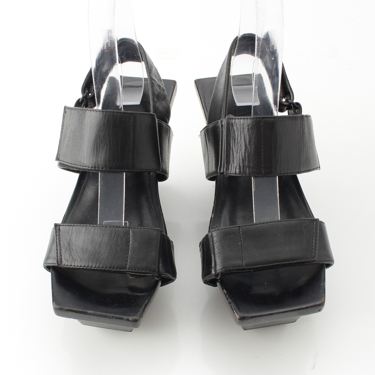 イッセイミヤケ ユナイテッドヌード 17年 ROCK サンダル ブラック 36【中古】_画像2