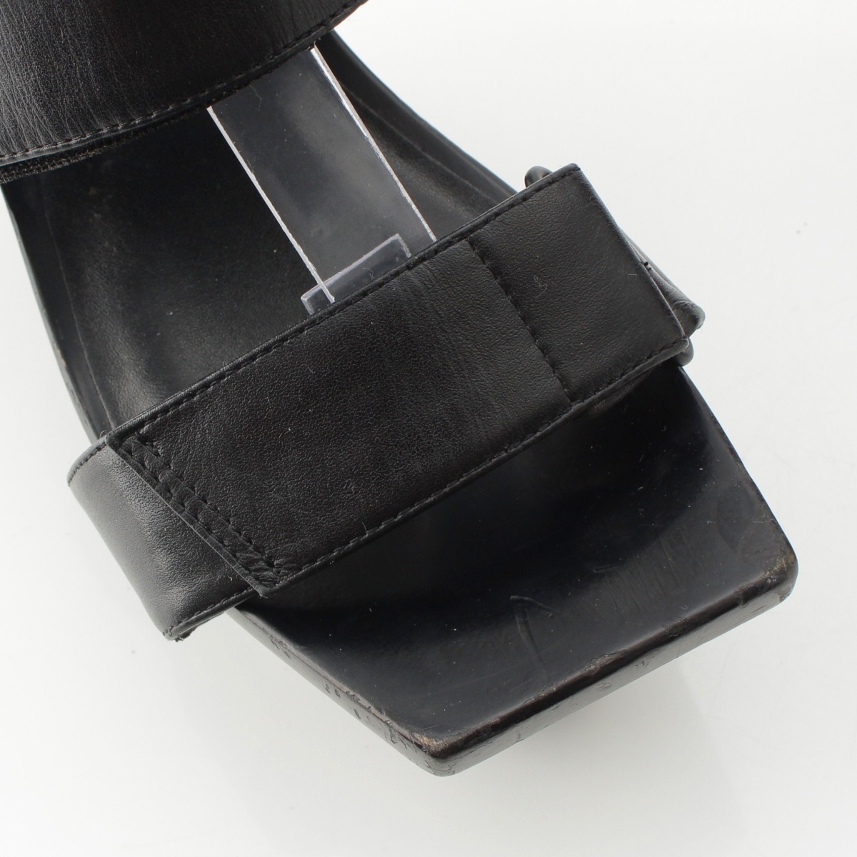 イッセイミヤケ ユナイテッドヌード 17年 ROCK サンダル ブラック 36【中古】_画像6