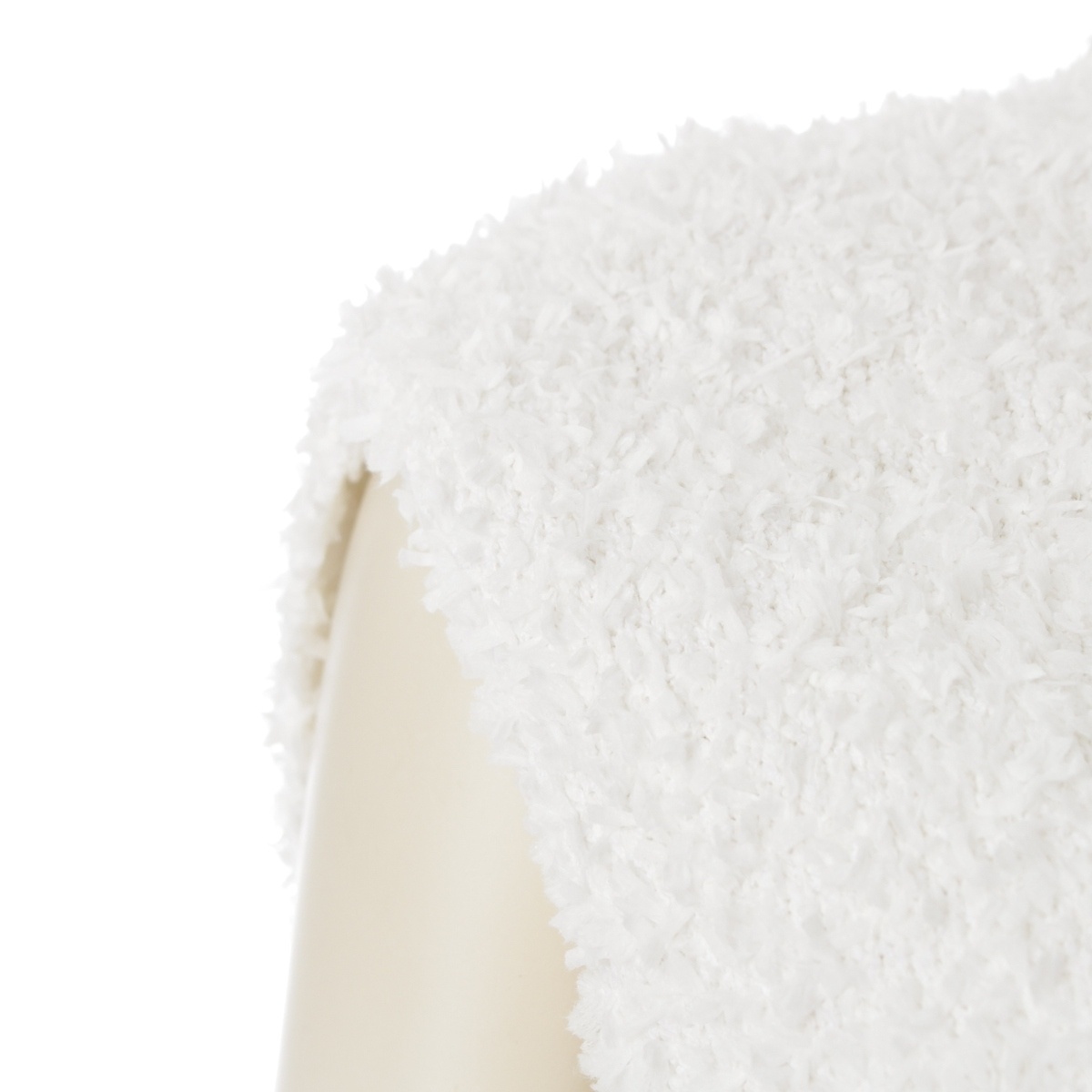 ドゥロワー 23年 SPRING 5G天竺編み 金ボタン ニット ジレ ベスト 6515-199-0567 ホワイト【中古】_画像6