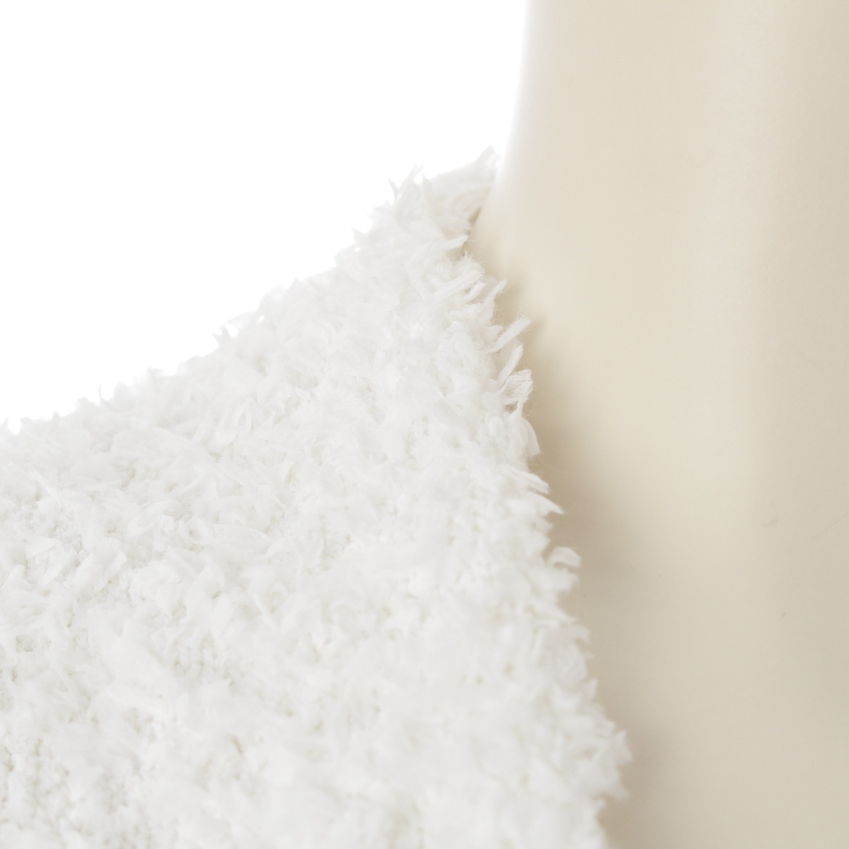 ドゥロワー 23年 SPRING 5G天竺編み 金ボタン ニット ジレ ベスト 6515-199-0567 ホワイト【中古】_画像9